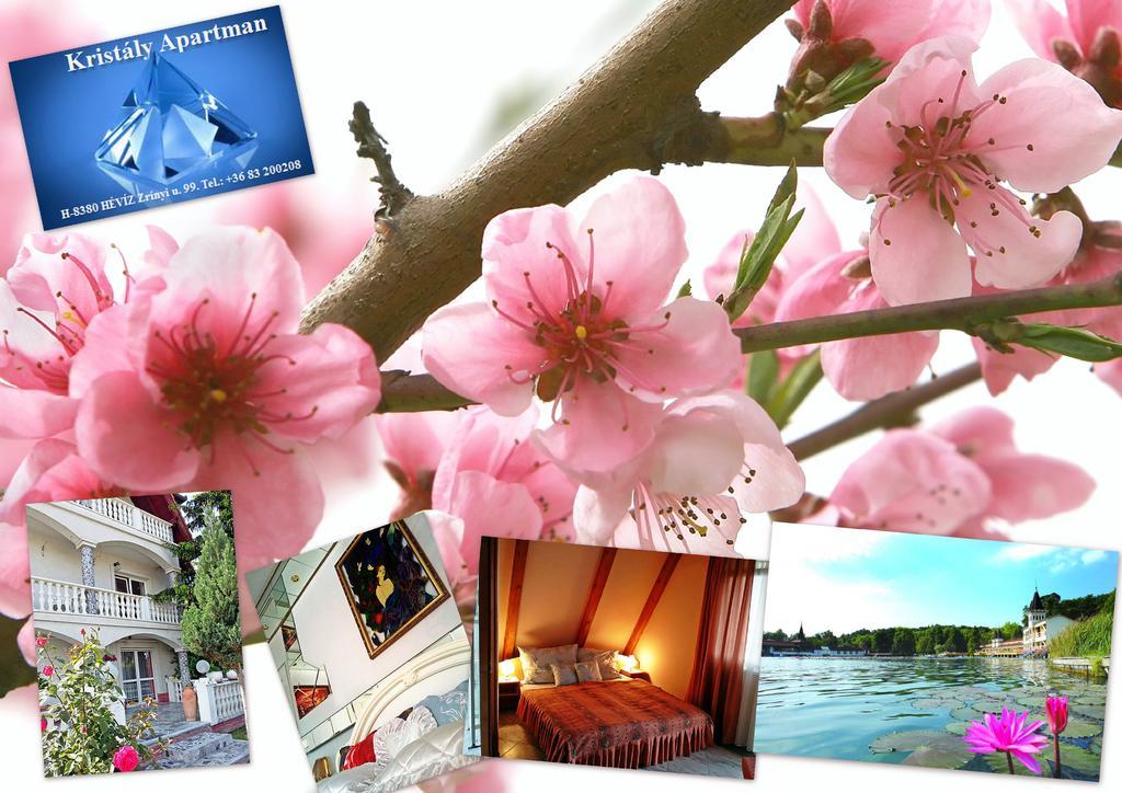 Bed and Breakfast Kristaly Apartman Хевиз Экстерьер фото